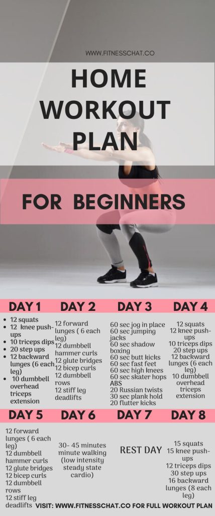 Beginner Home Workout Plan Pdf: Kickstart Your Fitness Journey - My Blog