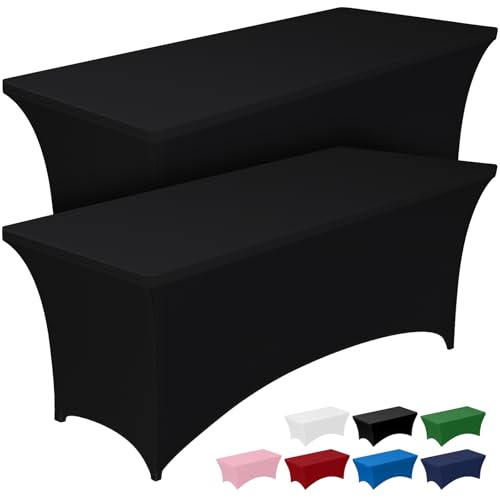 Black Fitted Table Cloth