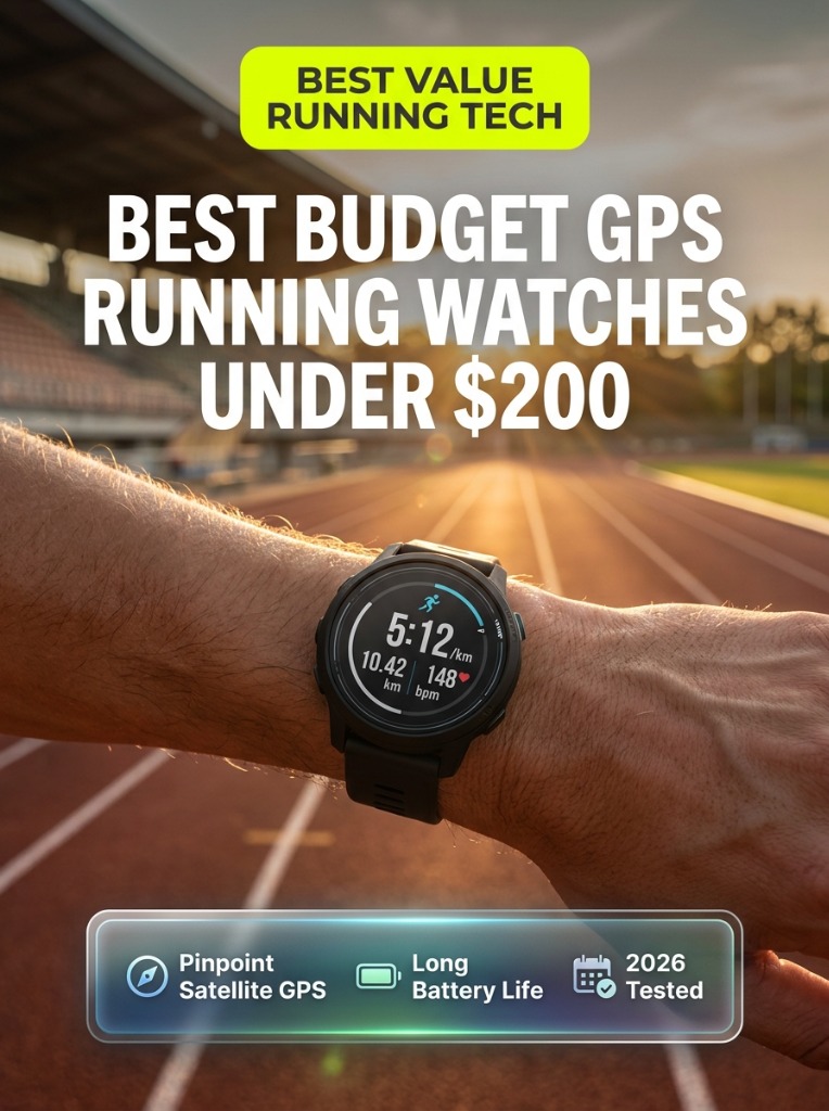 Best Budget GPS Running Watches Under $200 for Pace & Heart Rate